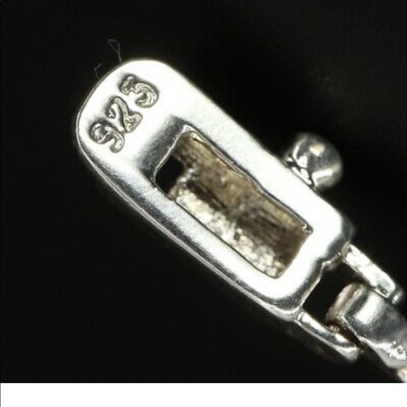 Sterling Silver - Peridot Citrine & Topaz Panel Bar Link 7" Bracelet - 7g - Picture 3 of 3